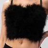 Lydia Black Feather Cropped Top 1 Lydia Black Feather Cropped Top