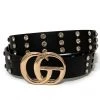 S&J First Women's Clothing Rhinestone Studded Belt