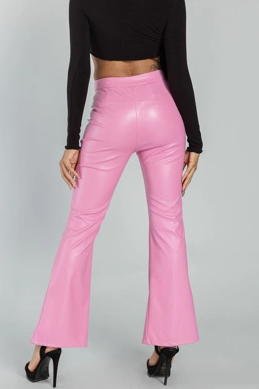 Fashion Wildcat Front Zipper Faux Leather Pants 6 Fashion Wildcat Front Zipper Faux Leather Pants