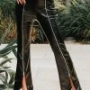 Fashion Wildcat Front Zipper Faux Leather Pants 1 Fashion Wildcat Front Zipper Faux Leather Pants