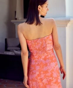Do + Be Pink And Orange Floral Tube Top 9 Do + Be Pink And Orange Floral Tube Top