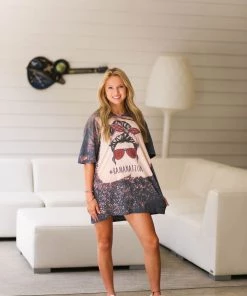 CSNY Bamanation Acid Washed Graphic Tee