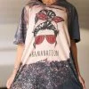 CSNY Bamanation Acid Washed Graphic Tee