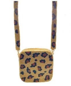 Ole Leopard Print Beaded Box Purse New Arrivals