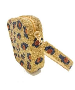 Ole Leopard Print Beaded Box Purse New Arrivals