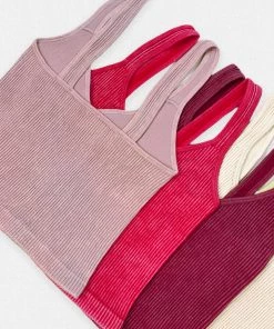 Active Basic Becca Ribbed Seamless Tank Top Women's Clothing