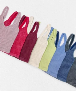 Active Basic Becca Ribbed Seamless Tank Top Women's Clothing