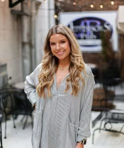 HYFVE Women's Clothing Black And White Pin Stripe Tunic Top 17 HYFVE Women's Clothing Black And White Pin Stripe Tunic Top