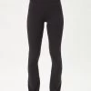 Love Tree Women's Clothing Black High Waisted Seamless Flare Leggings