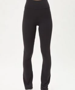 Love Tree Women's Clothing Black High Waisted Seamless Flare Leggings