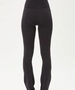 Love Tree Women's Clothing Black High Waisted Seamless Flare Leggings