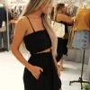 Wishlist Black Two Piece Shorts Set
