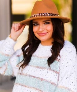 Adora Blue And White Shimmer Stripe Confetti Sweater