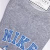 Vintage Distressed Blue And Grey Street Style Crewneck Sweatshirt