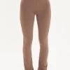 Love Tree Brown High Waisted Seamless Flare Leggings 2 Love Tree Brown High Waisted Seamless Flare Leggings