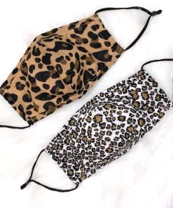 Hana Leopard Face Mask
