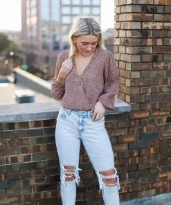 Euina Playing For Keeps Distressed Girlfriend Jeans - Light Wash