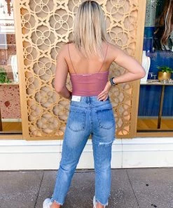 Denim Lounge Caitlyn High Waisted Girlfriend Jeans