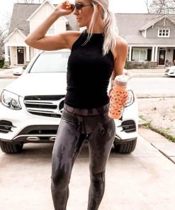 Mono B Racerback Workout Tank - Black