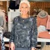 Fantastic Fawn Camouflage Long Sleeve Waffle Top