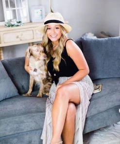 Hem & Thread Cheveron Pattern Faux Wrap Maxi Skirt