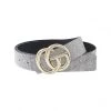 Icco Women's Clothing Clear Rhinestone GG Belt