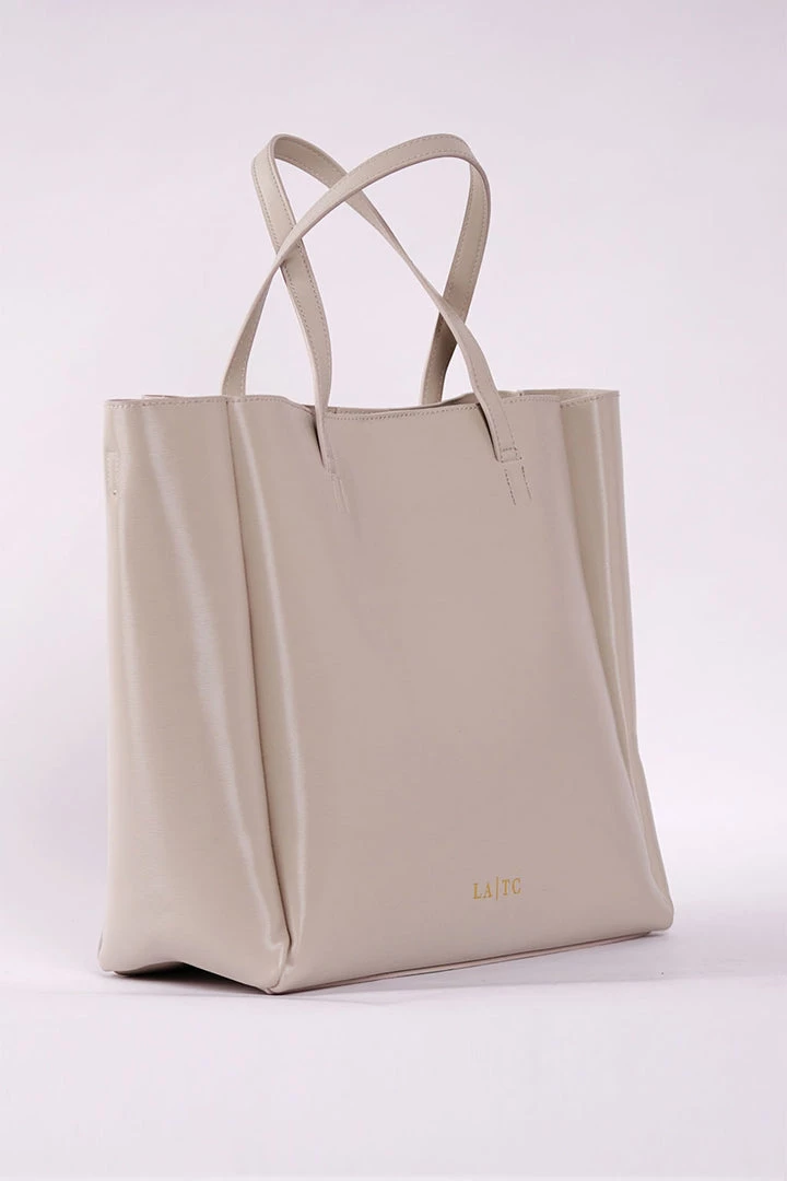 LA Trading Co Cream Cha Cha Snake Vegan Shoulder Strap Tote Bag New Arrivals 4 LA Trading Co Cream Cha Cha Snake Vegan Shoulder Strap Tote Bag New Arrivals