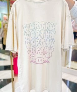 Bacon Lettuce Tomato Cream Worthy Ombre Graphic Tee