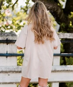 Vintage Distressed Distressed Tan Van Halen Graphic Band Tee Women's Clothing