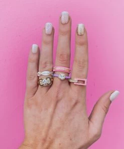 OMG Blings Playsuits Enamel Adjustable Rings