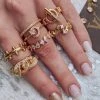 OMG Blings Gold Adjustable Rings Playsuits