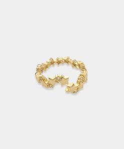 OMG Blings Gold Adjustable Rings Playsuits