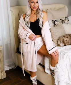 Be Wicked Hooded Plush Bath Robe - 2 Colors 18 Be Wicked Hooded Plush Bath Robe - 2 Colors