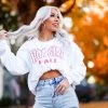 Vintage Distressed Hot Girl Fall Crewneck Women's Clothing