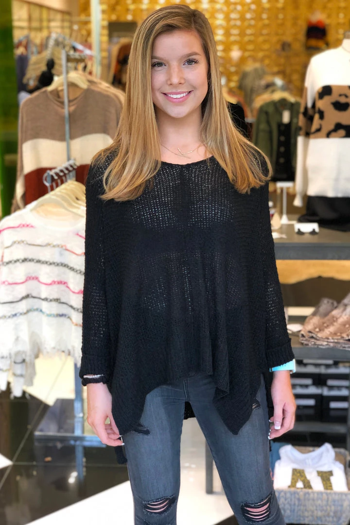 Wishlist Women's Clothing Hot Topic Knit Sweater - Black - RESTOCK! 3 Wishlist Women's Clothing Hot Topic Knit Sweater - Black - RESTOCK!