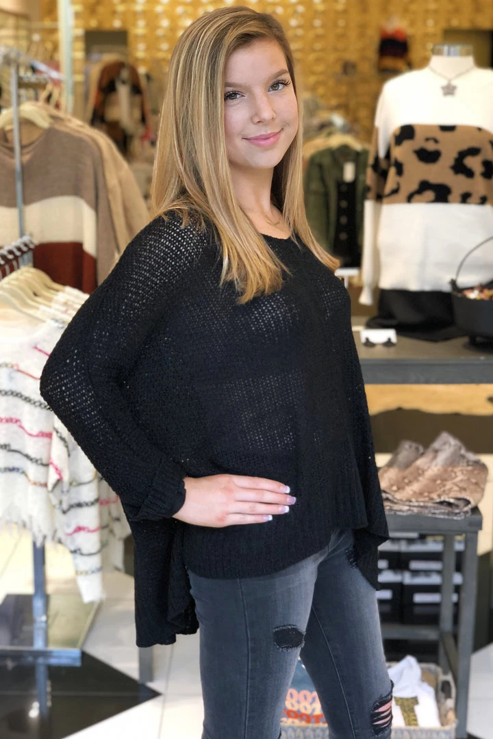 Wishlist Women's Clothing Hot Topic Knit Sweater - Black - RESTOCK! 4 Wishlist Women's Clothing Hot Topic Knit Sweater - Black - RESTOCK!