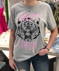 Weekndr Easy Tiger Graphic Tee - Grey