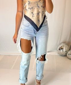 LA Trading Co Zebra Satin Scarf Top Vacation