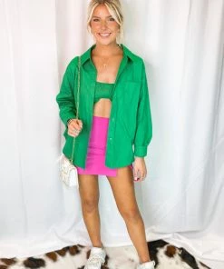 Le Lis Green Smocked Bralette Top