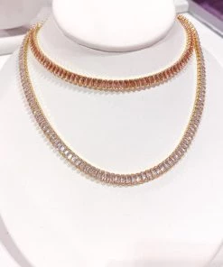 Lauren Kenzie Jewelry Lauren Kenzie Baguette Necklace Necklaces 13 Lauren Kenzie Jewelry Lauren Kenzie Baguette Necklace Necklaces