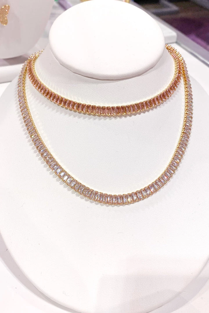 Lauren Kenzie Jewelry Lauren Kenzie Baguette Necklace Necklaces 8 Lauren Kenzie Jewelry Lauren Kenzie Baguette Necklace Necklaces