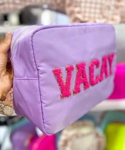 The Sandy Pearls Lavender VACAY Patch Jumbo Nylon Bag New Arrivals 7 The Sandy Pearls Lavender VACAY Patch Jumbo Nylon Bag New Arrivals