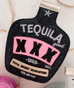 Golden Stella Tequila Glitter Crossbody Purse