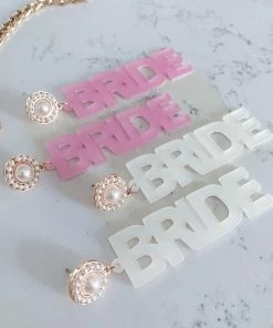 Golden Stella New Arrivals Glitter Bride Earrings