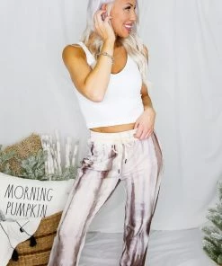 Entro Women's Clothing Ivory Tie Dye Jogger Pants 13 Entro Women's Clothing Ivory Tie Dye Jogger Pants