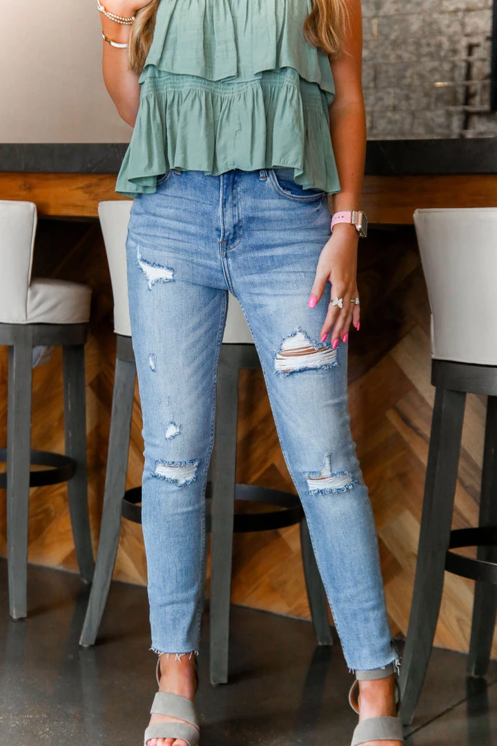 Risen Jeans Riley High Rise Distressed Mom Jeans 3 Risen Jeans Riley High Rise Distressed Mom Jeans