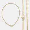 OMG Blings CZ Lock Pendant Necklace 2 OMG Blings CZ Lock Pendant Necklace
