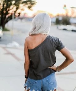 Signature 8 Women's Clothing Milly Destroyed High Rise Denim Shorts