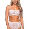 Buddy Love BuddyLove Molly Moroccan High Waisted Bikini - Peach Snake
