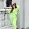 Iris Basic Neon Green Jogger Set